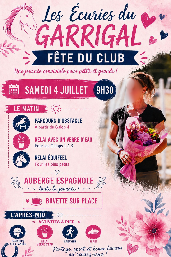 Fête du Club aux Écuries du Garrigal